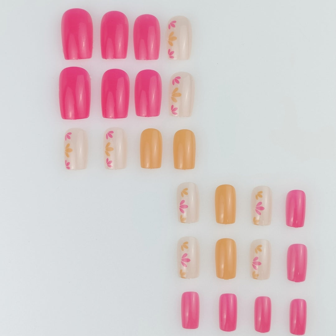 Floral Acrylic Nail Art Enhancements Stornfield 1789915591