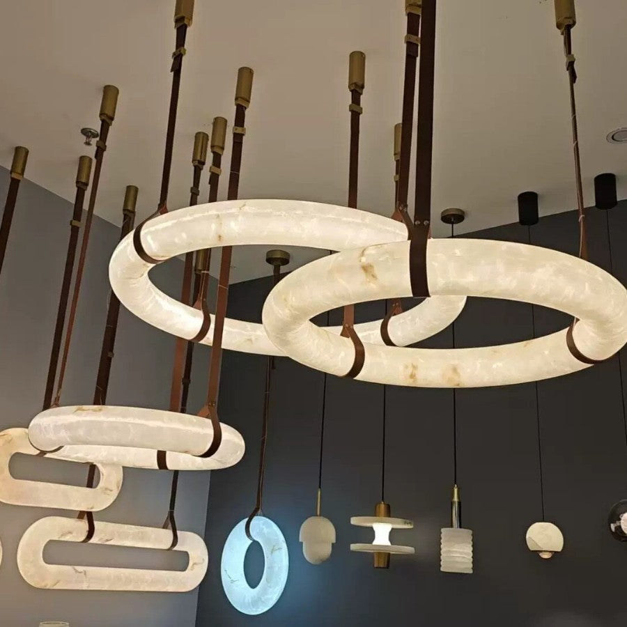 Modern Minimalist Oval Pendant Light