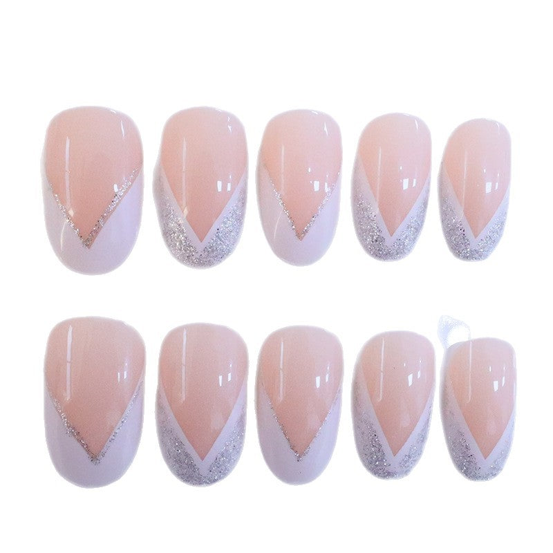 Elegant French Tip Acrylic Nail Enhancements Stornfield 1789915640