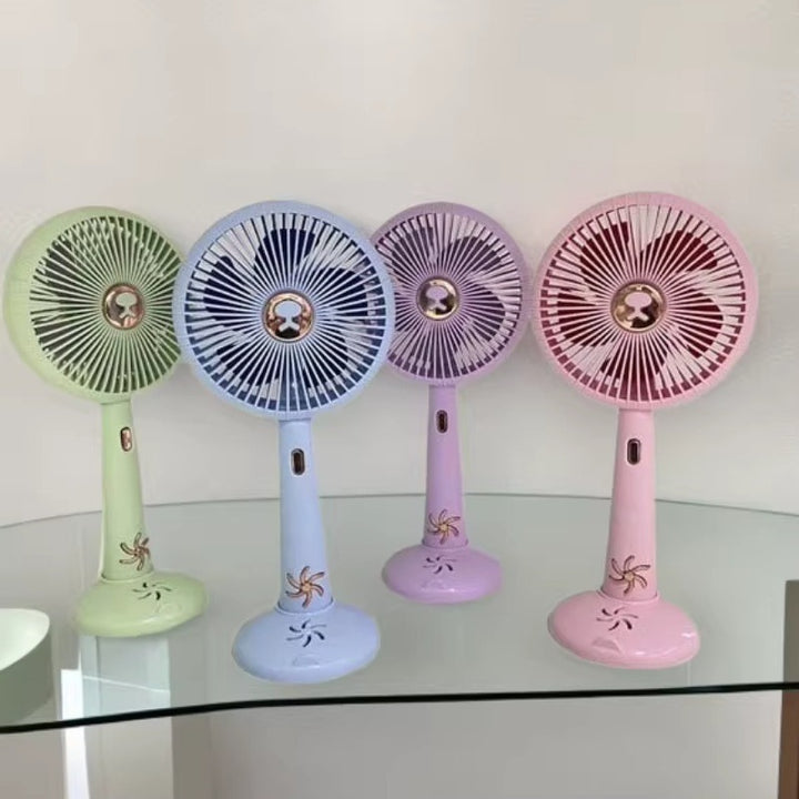 Unisex Portable Mini Fan with Ergonomic Stand and Variable Speed Control Stornfield