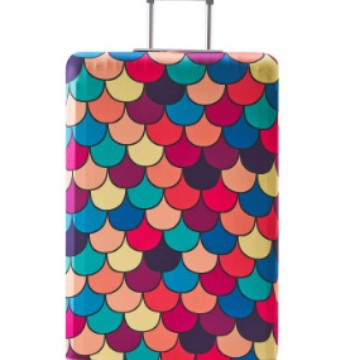 Ladies hard-shell suitcase with playful dog motif Stornfield