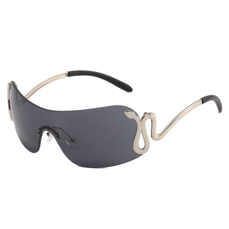 Ladies futuristic sunglasses with elegant swan design Stornfield