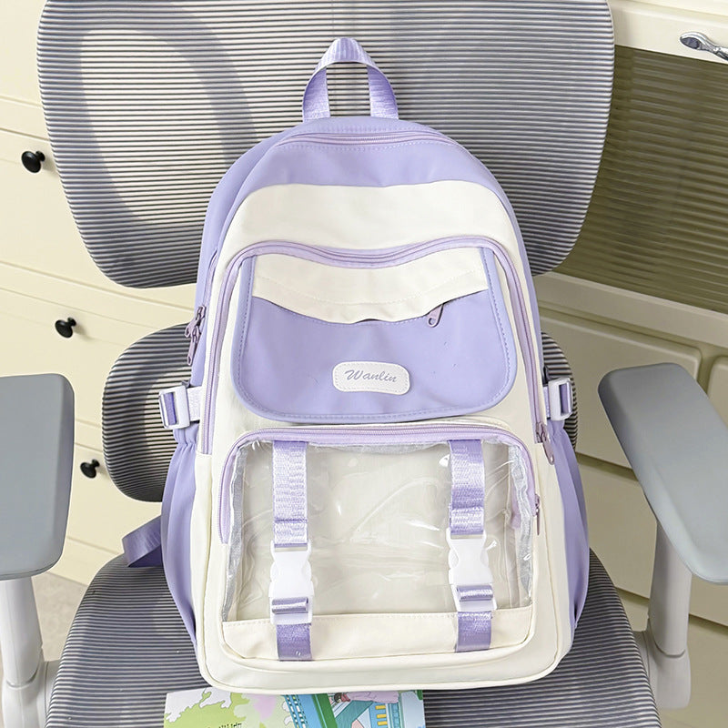 Multi-Pocket Transparent Backpack Stornfield