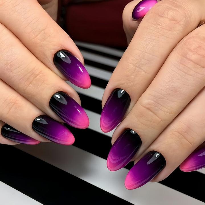 Artificial nails with modern ombre effect Stornfield