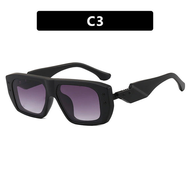 Women's fashionable square glasses with multicolored transparent frame Stornfield