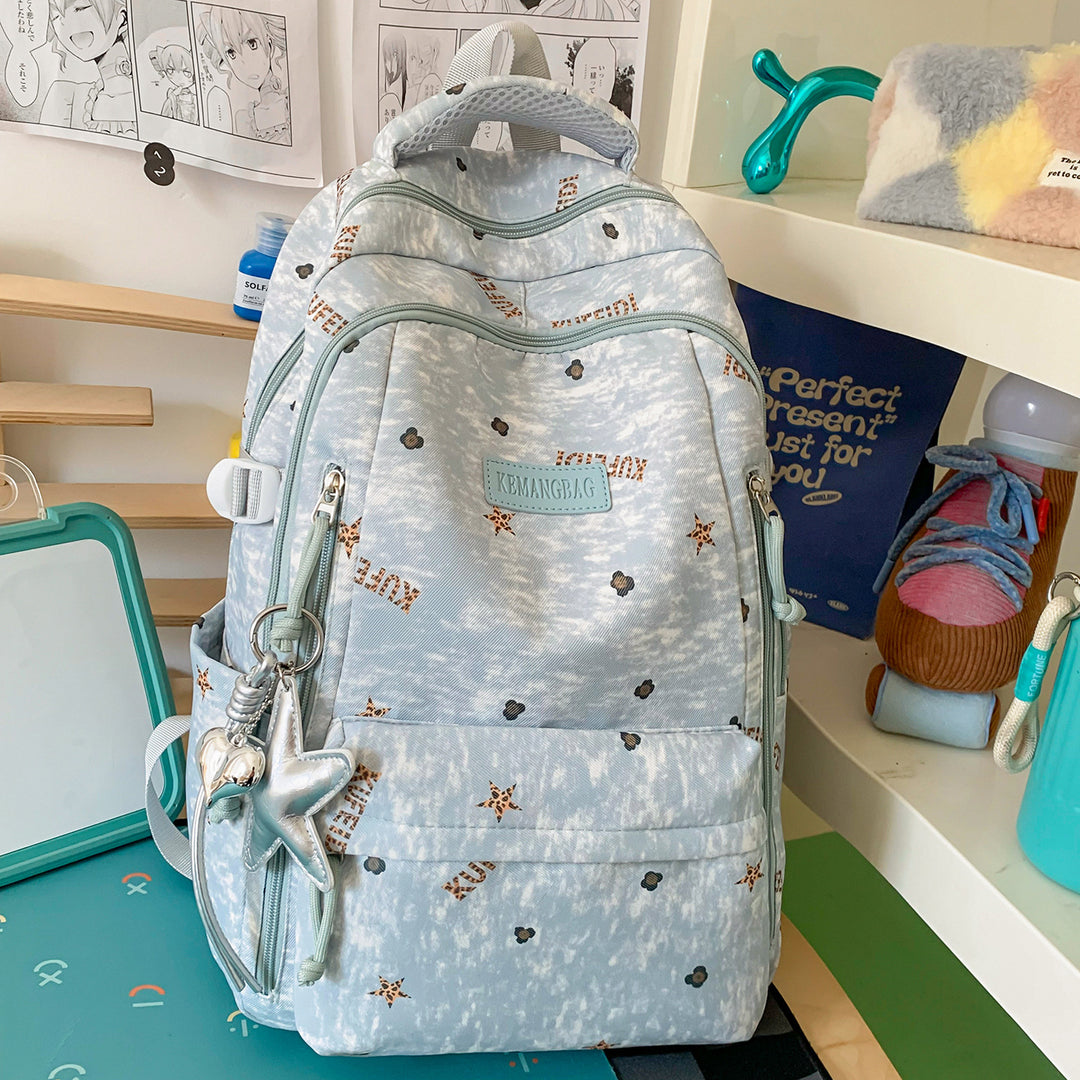 Playful Illustrated School Backpack Stornfield