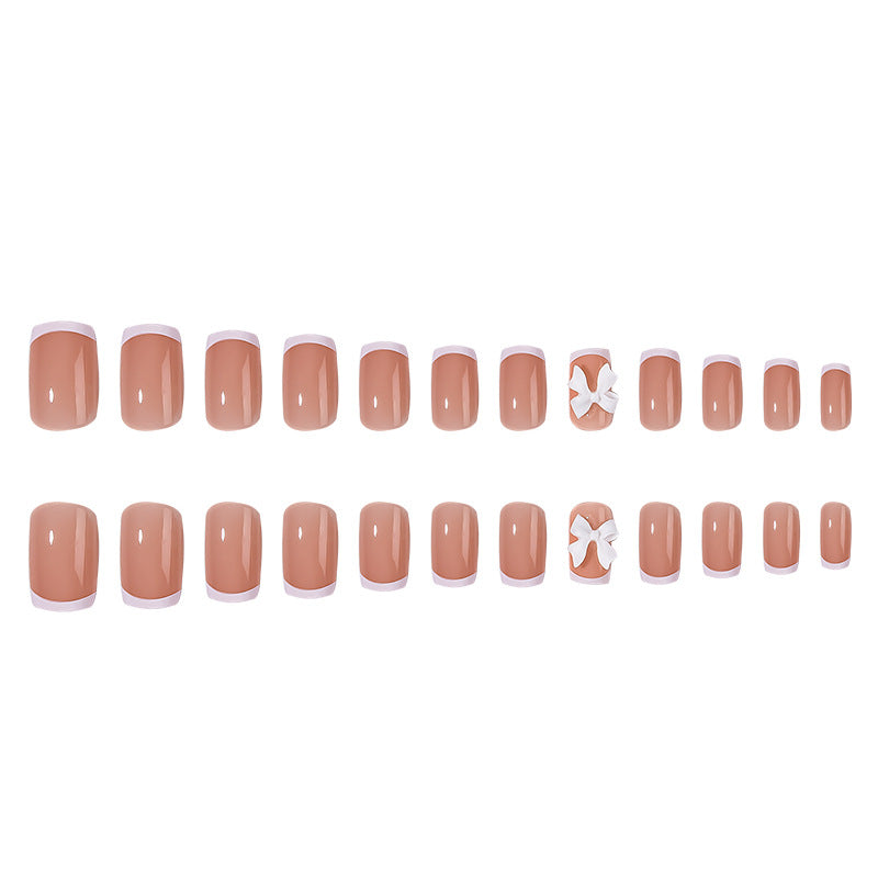 Premium Floral Accent Press-On Nail Set