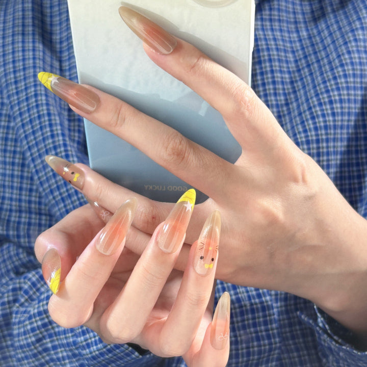 3D Decorative Press-On Nail Set Stornfield
