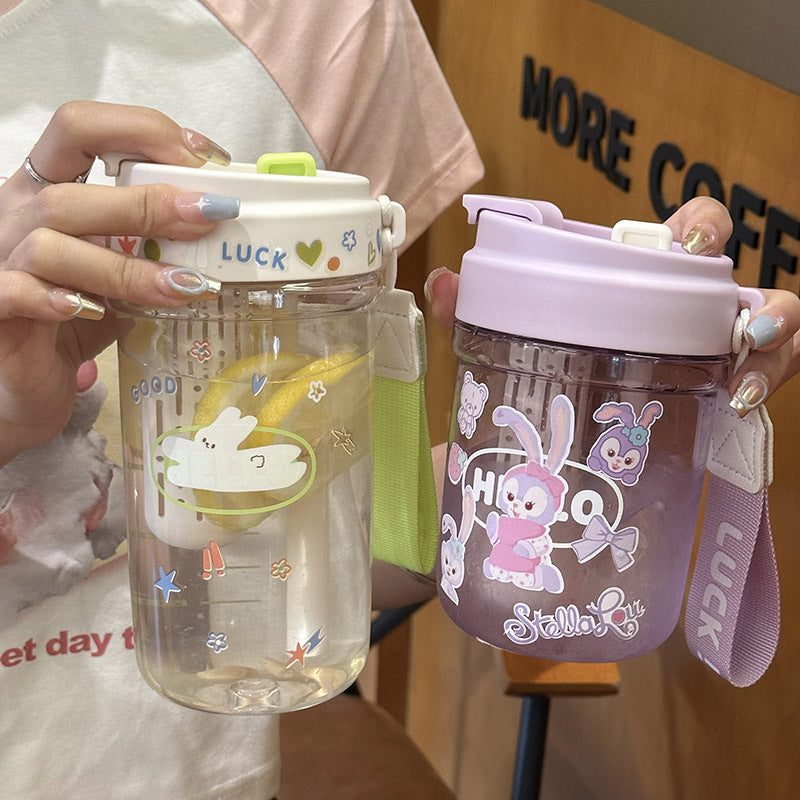 Ladies stylish drinking bottle with integrated carrying system Stornfield