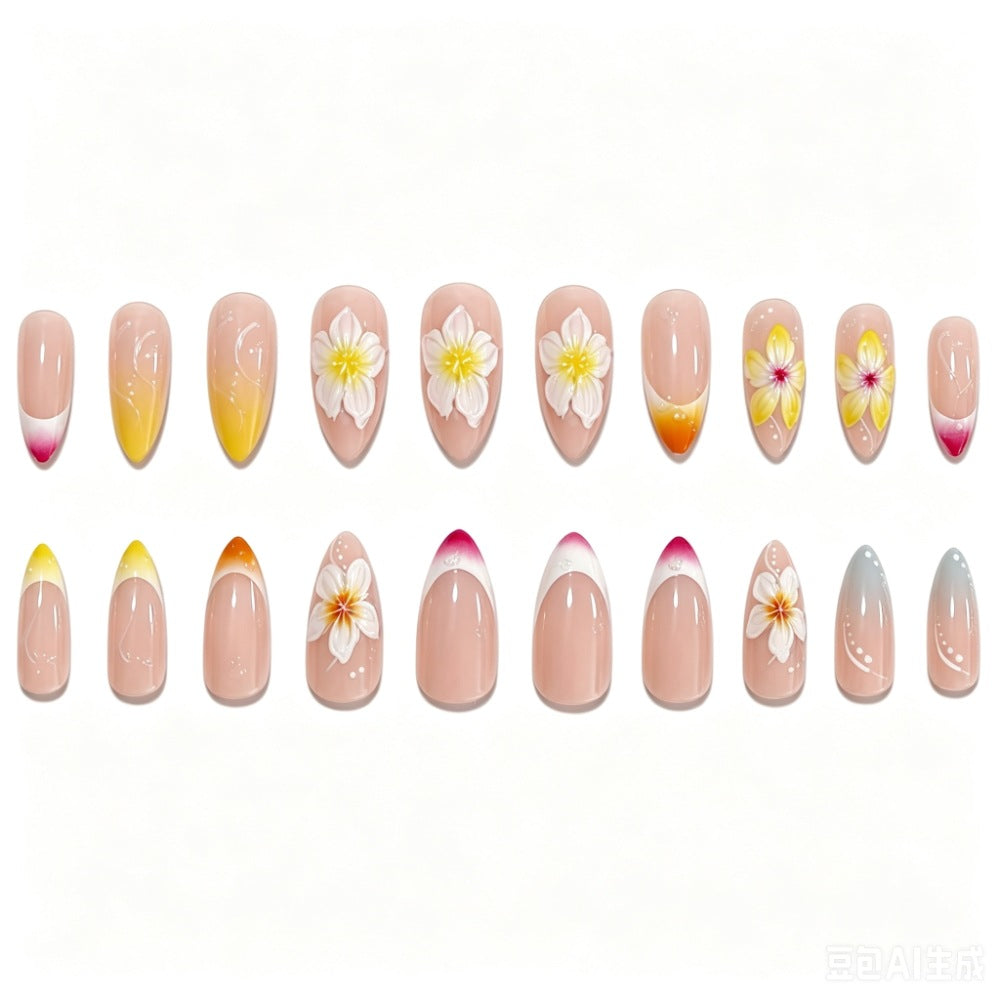 Creative Nail Art with Floral Details Stornfield