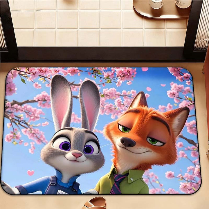 Cartoon-Themed Area Mat