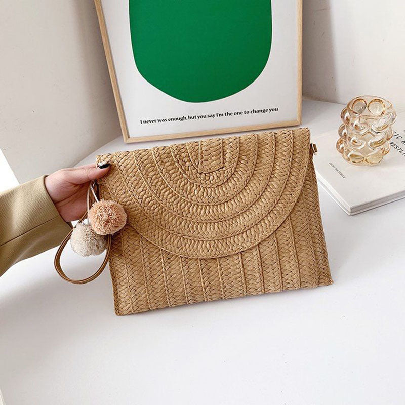 Stylish and Handmade Clutch Bag Made of Natural Material Stornfield