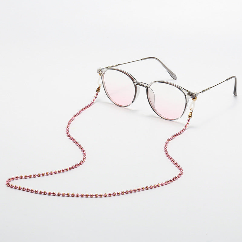 Fashionable Cat-Eye Glasses with Beaded Chain Stornfield