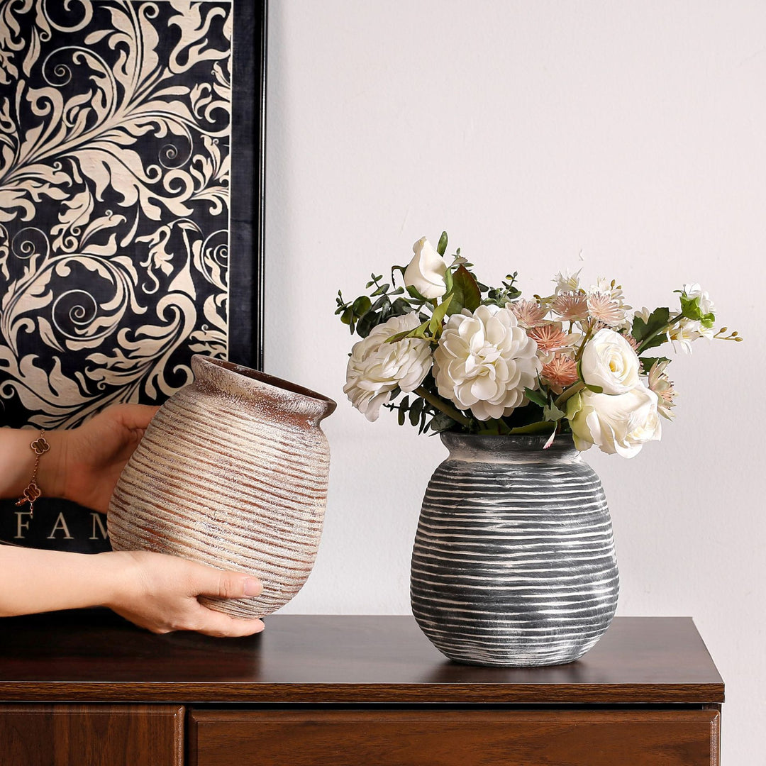 Elegant Artificial Flower Pot Stornfield