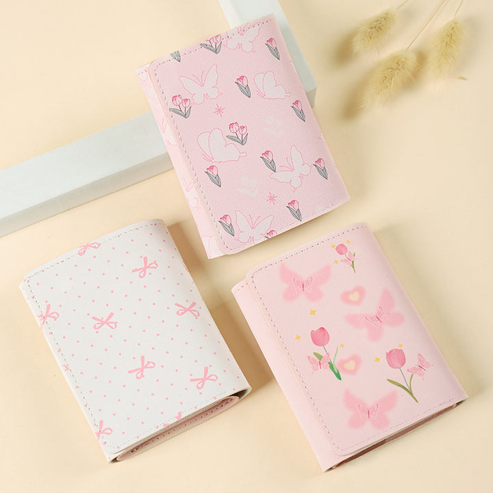 Floral Butterfly-Themed Passport Holder
