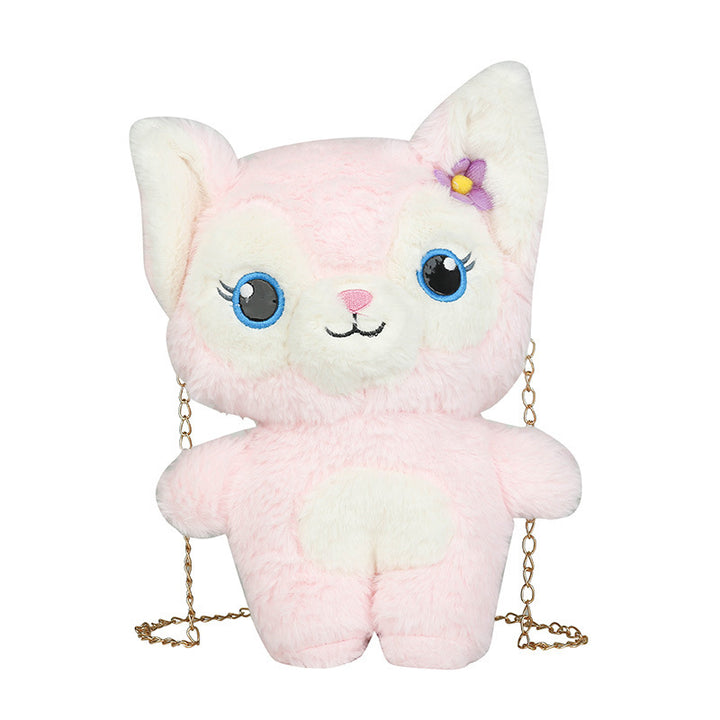 Cute Plush Animal Crossbody Bag