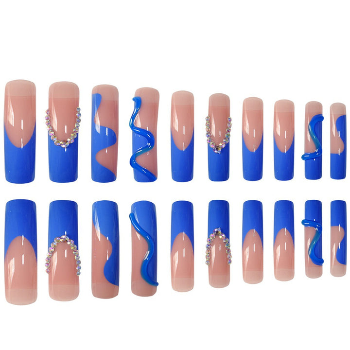 Glamorous 3D Long Stiletto Press-On Nails Stornfield