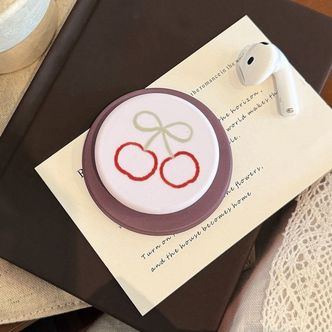 Coaster with cherry motif Stornfield