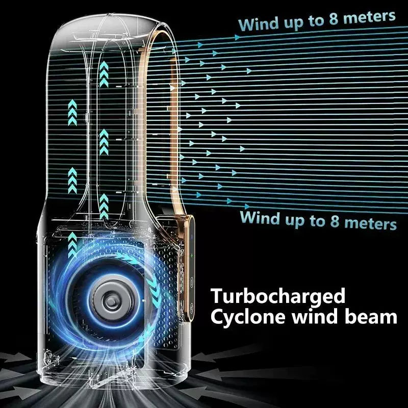 Unisex universal size bladeless evaporative tower fan and humidifier with touch LED display and brushless motor Stornfield