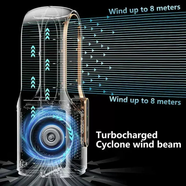 Unisex universal size bladeless evaporative tower fan and humidifier with touch LED display and brushless motor Stornfield