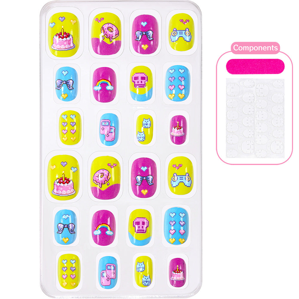 Creative Cartoon-Themed Press-On Nail Collection Stornfield
