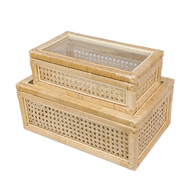 Decorative Woven Storage Box Set Stornfield