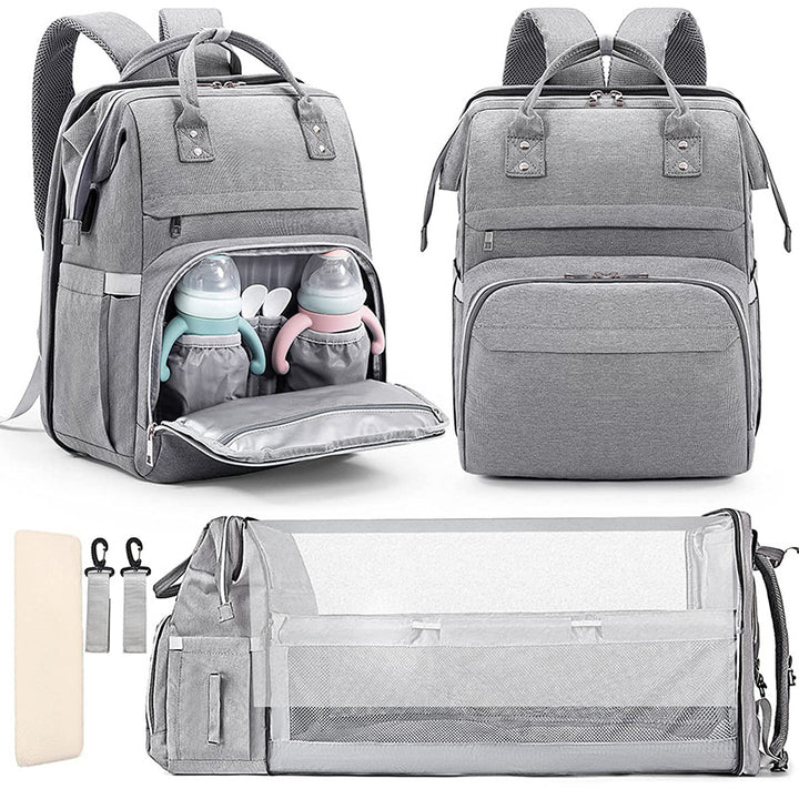 Multi-Functional Diaper Backpack with Insulated Compartment Stornfield
