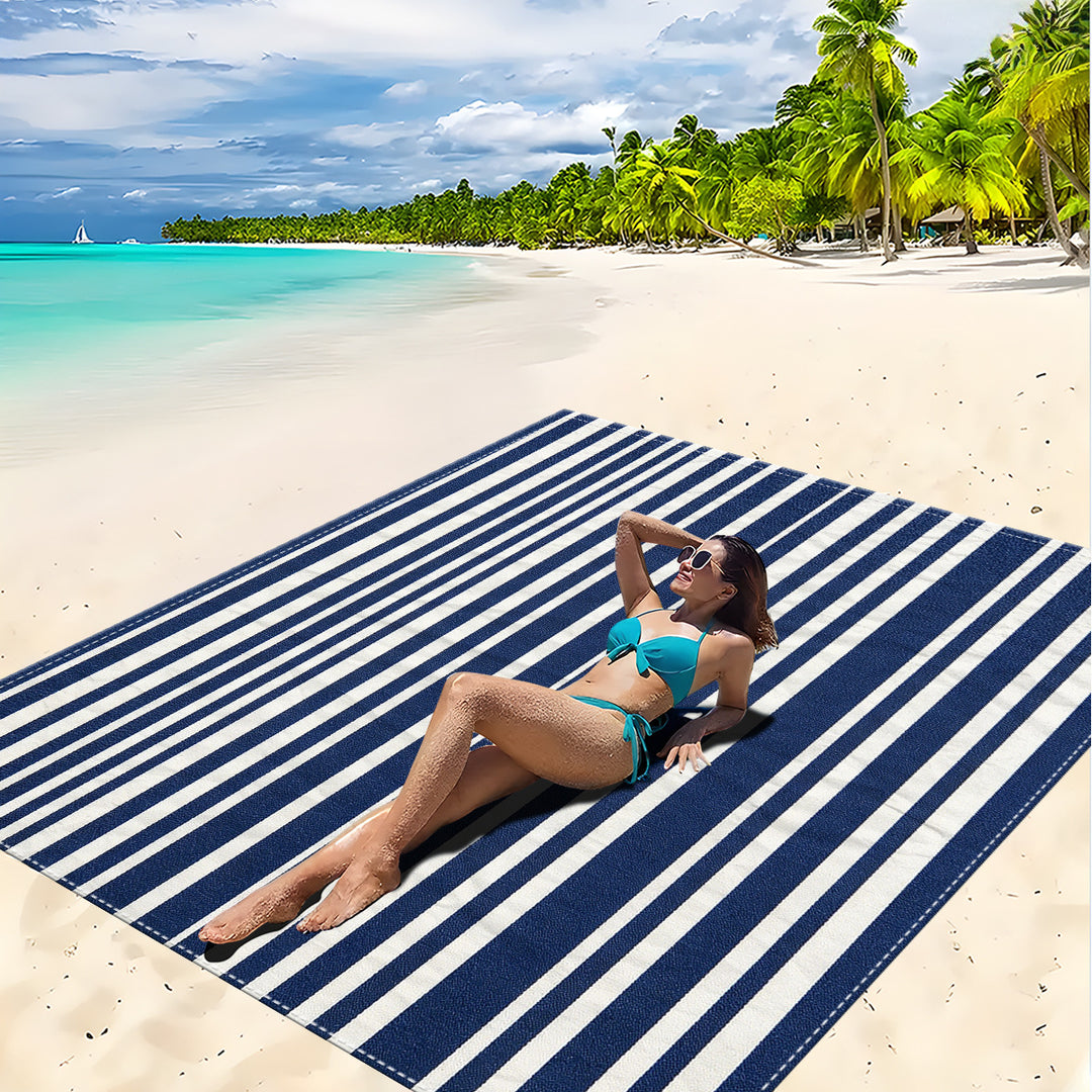 Mandala Design Beach Mat Stornfield