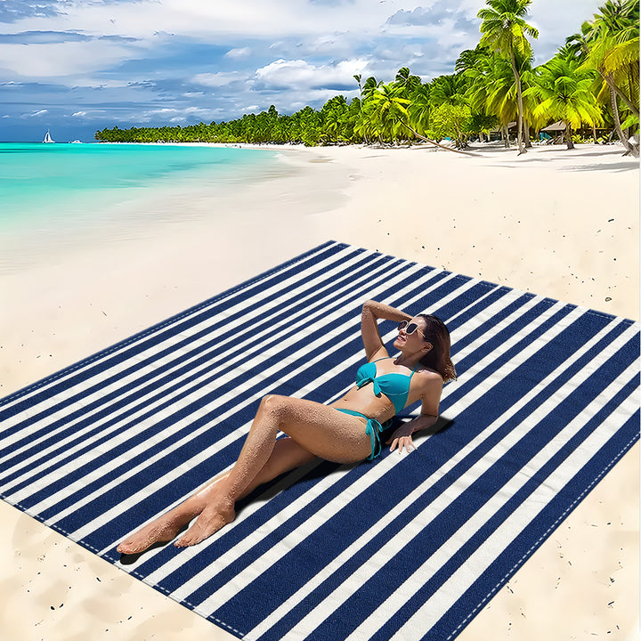 Mandala Design Beach Mat Stornfield