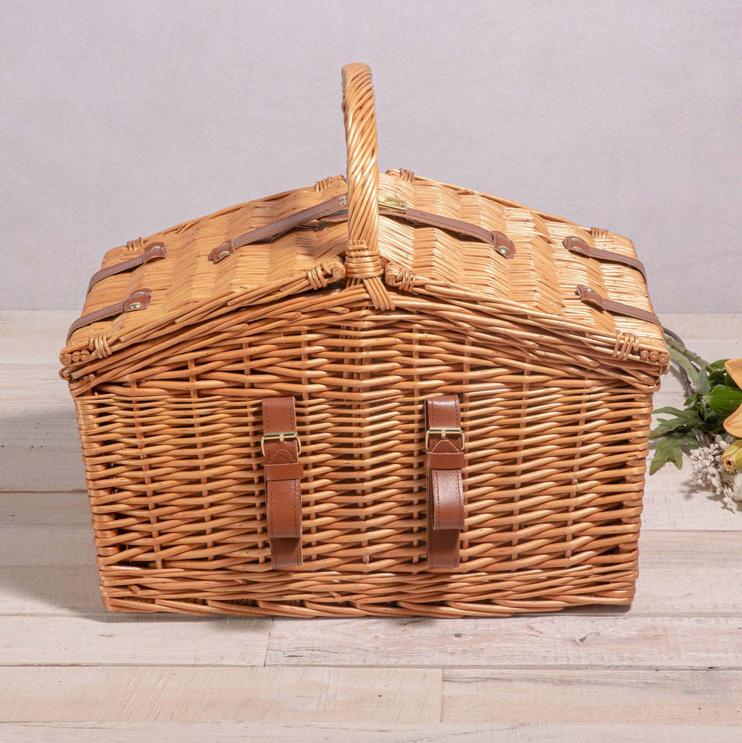 Women's basket for comfortable picnicking with practical lid Stornfield