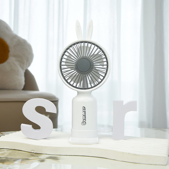 Portable Deer-Themed Handheld Cooling Fan Stornfield