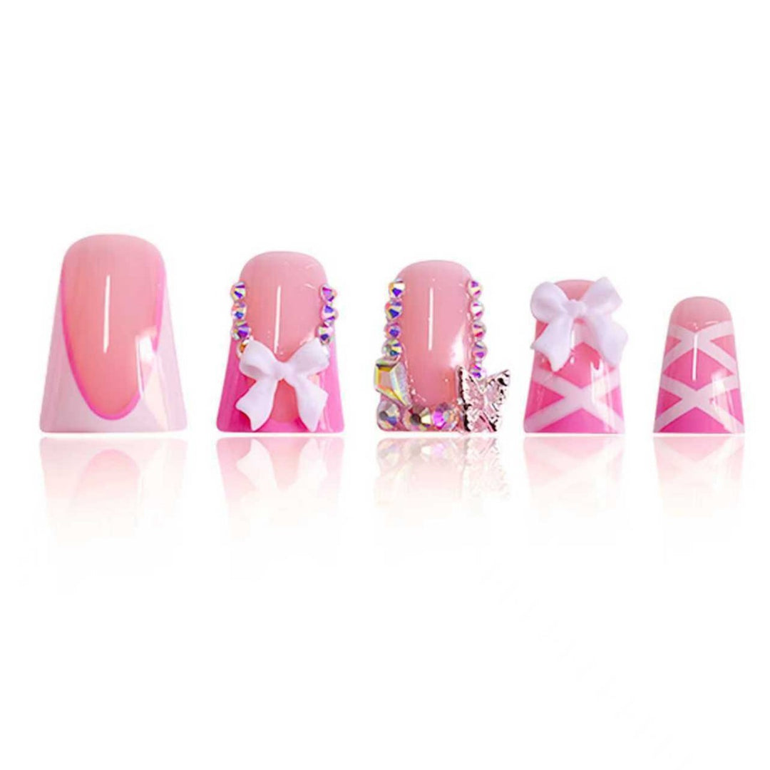 3D Floral Press-On Nail Extensions Stornfield
