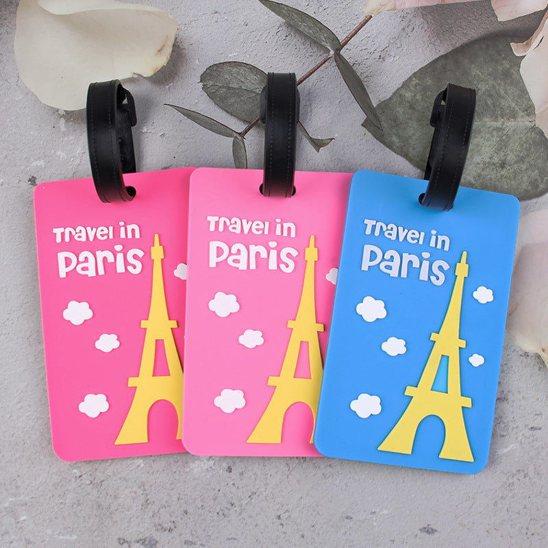 Paris-Themed Luggage Tag Stornfield