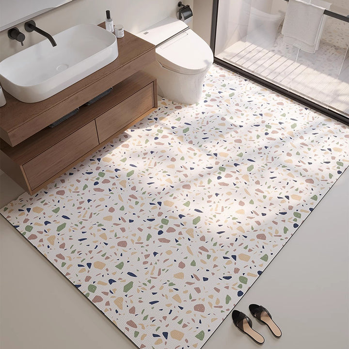 Terrazzo Style Bathroom Mat Stornfield