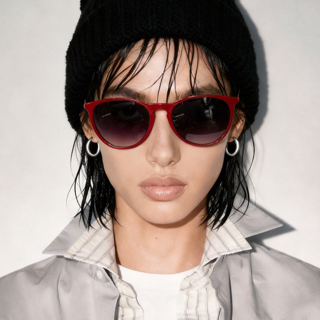 Women's fashionable cat-eye sunglasses with high-quality plastic frame and polarized lenses Stornfield