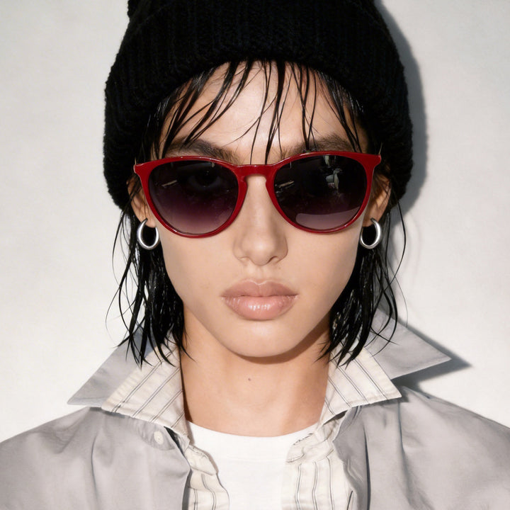 Women's fashionable cat-eye sunglasses with high-quality plastic frame and polarized lenses Stornfield