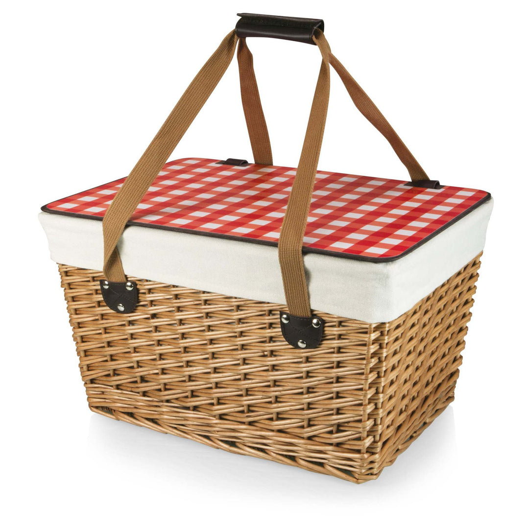 Women's picnic basket with padded lid and sturdy carrying handles Stornfield
