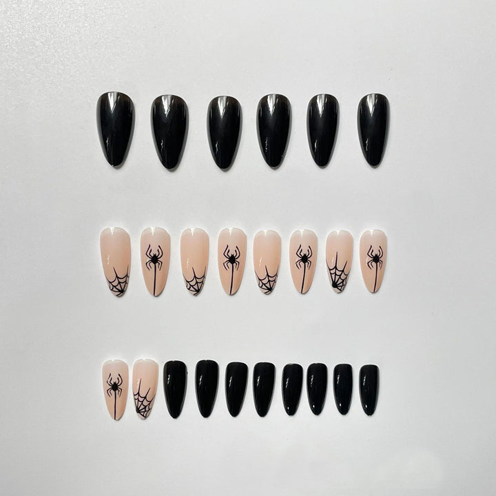 Artistic Halloween-Themed Nail Art Set Stornfield