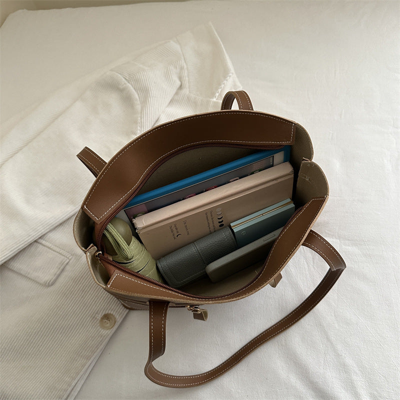 Stylish Multi-Pocket Tote Bag
