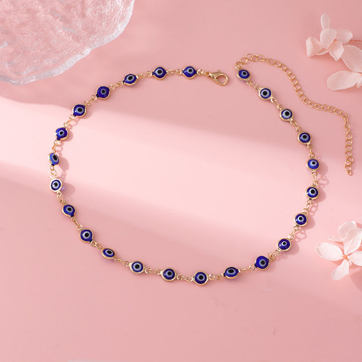 Decorative Evil Eye Charm Necklace Stornfield
