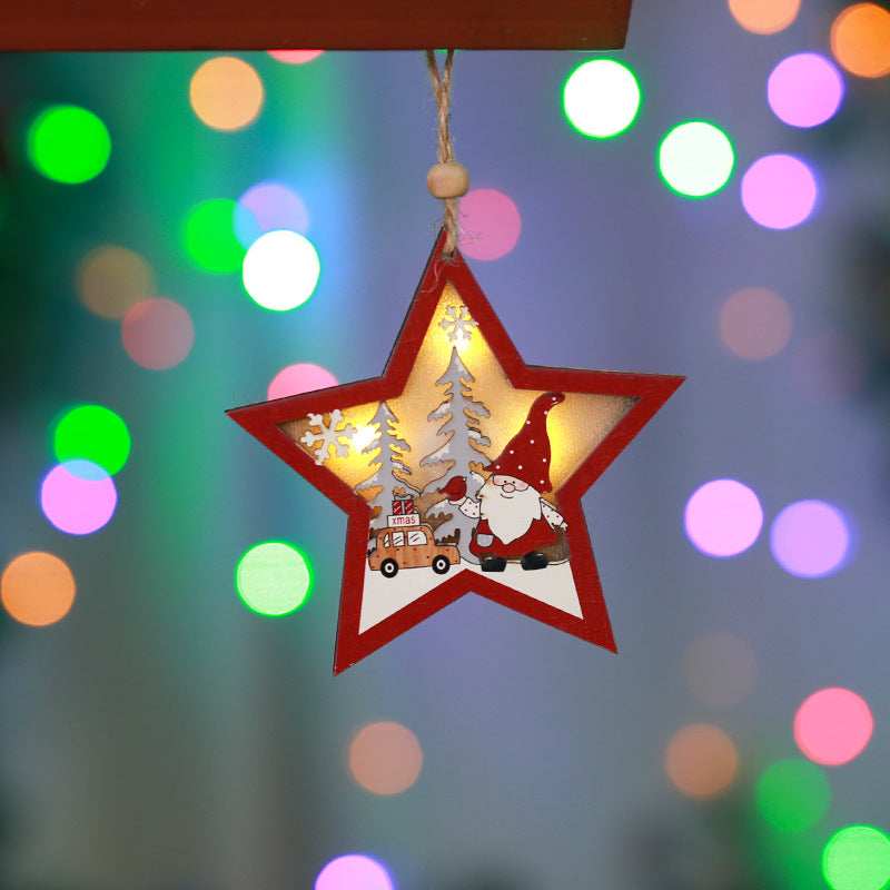 Christmas tree hanging decoration in star shape Stornfield