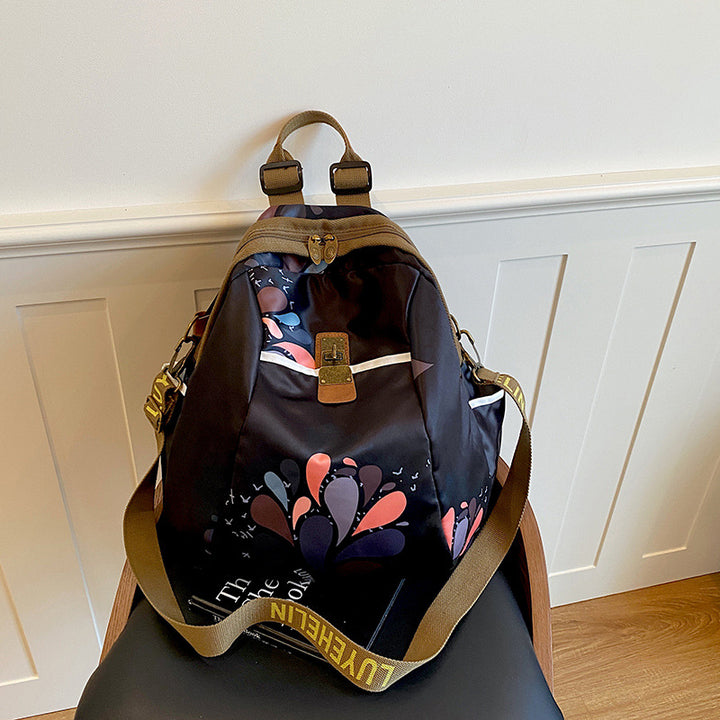 Artistic Floral Drawstring Backpack Stornfield
