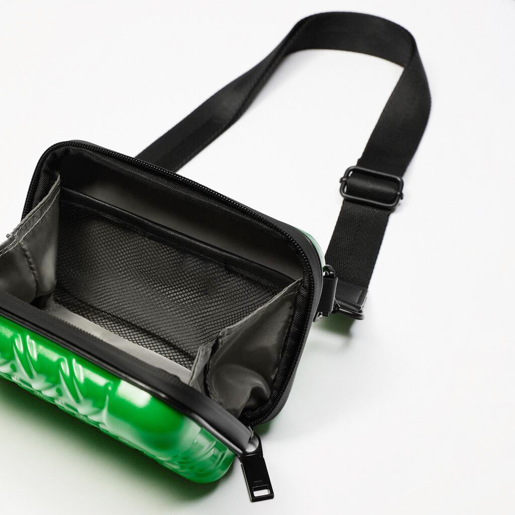 Unisex Textured Hard Shell Crossbody Bag Stornfield