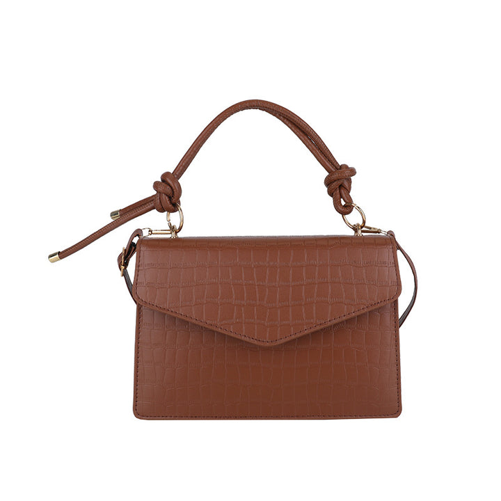 Crocodile-Embossed Handcrafted Crossbody Bag Stornfield