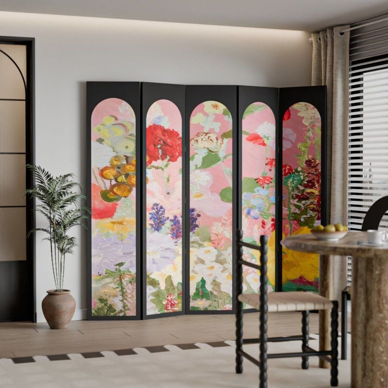Artistic Floral Room Divider Stornfield