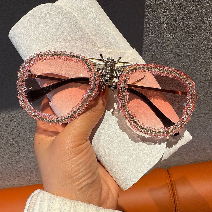 Women's Glamorous Statement Sunglasses with Unique Insect Design Stornfield