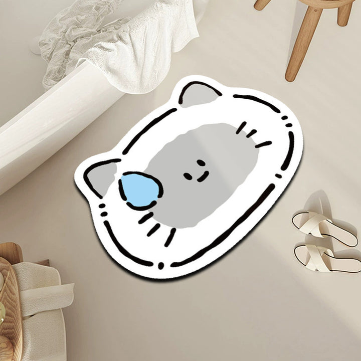 Creative Cartoon Tiger Bath Mat