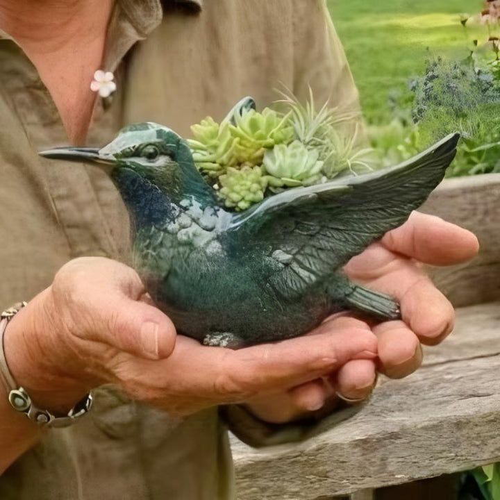 Decorative Bird Flower Pot Stornfield