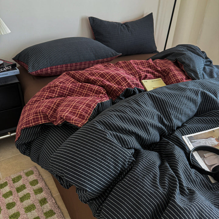 Modern Striped Duvet Cover Set