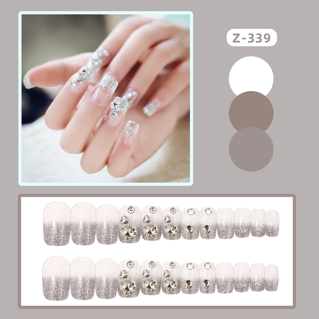 Rhinestone-Encrusted Press-On Nail Art Kit Stornfield